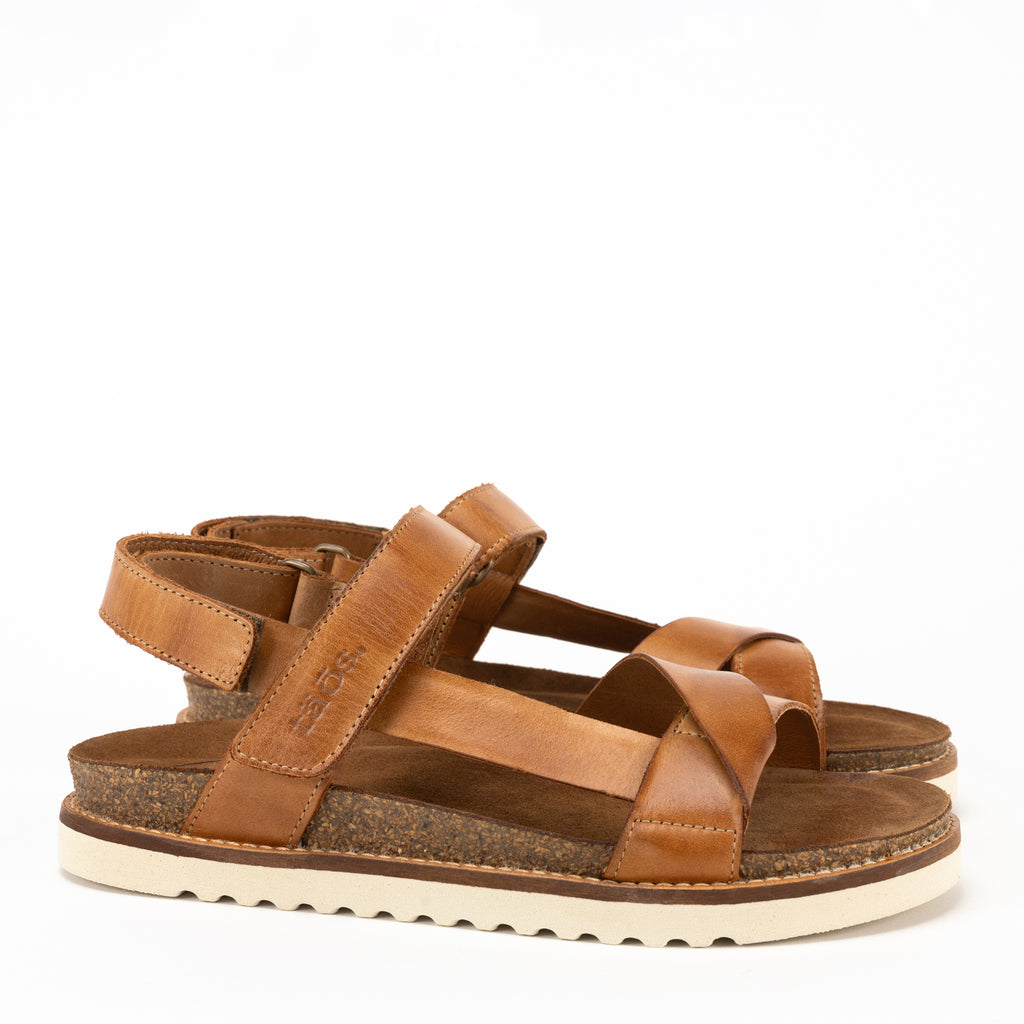 Sideways Sandal - Caramel