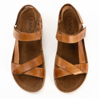 SIDEWAYS - CARAMEL - LEATHER