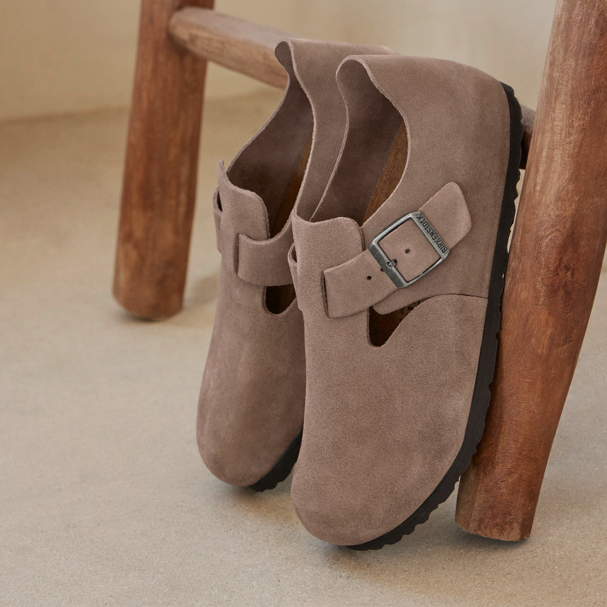 LONDON - TAUPE - SUEDE