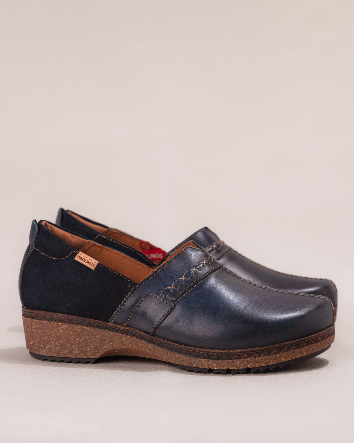 Women's Pikolinos Granada Slip-On Shoe in Blue Leather