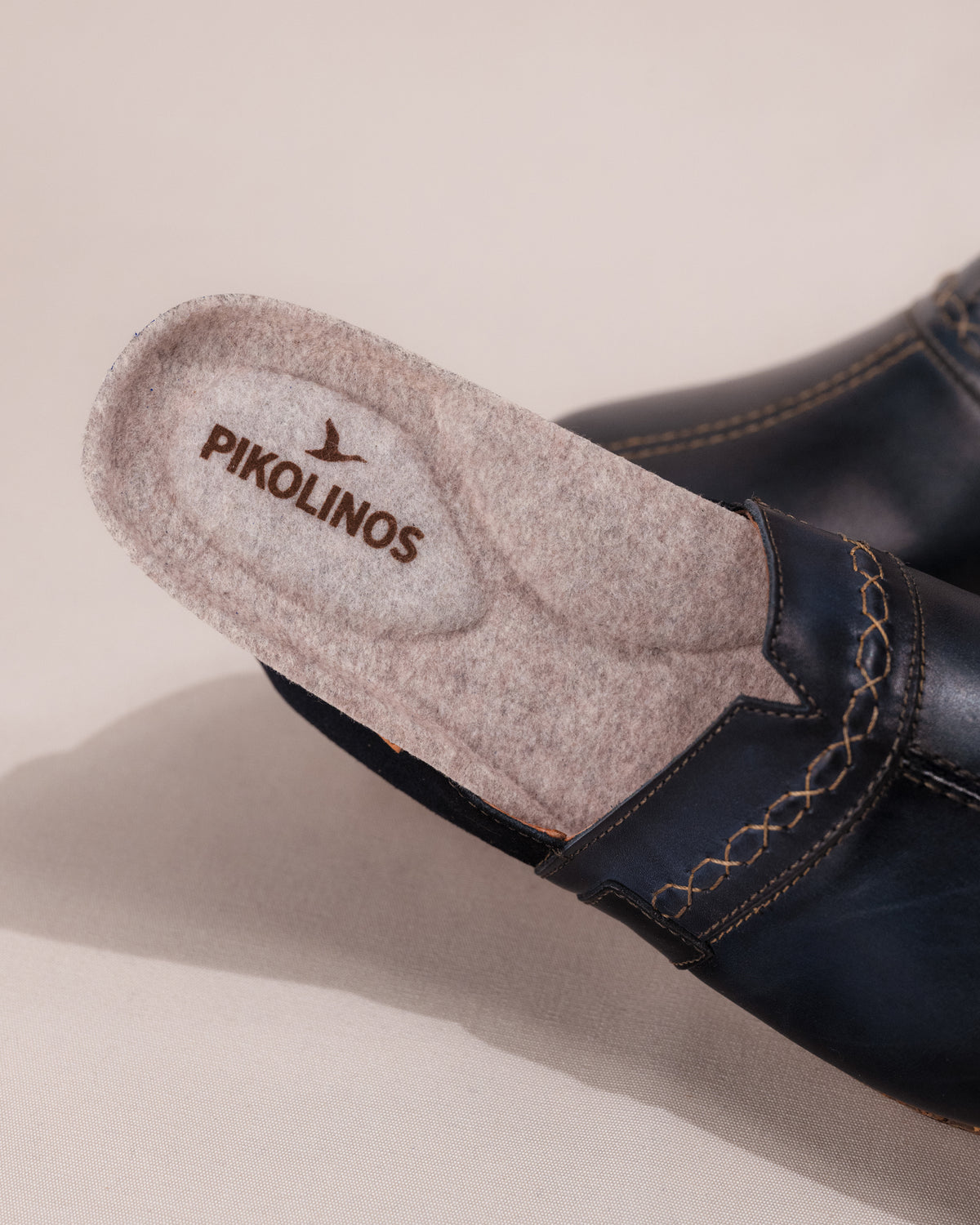 Women's Pikolinos Granada Slip-On Shoe in Blue Leather