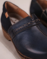 Women's Pikolinos Granada Slip-On Shoe in Blue Leather