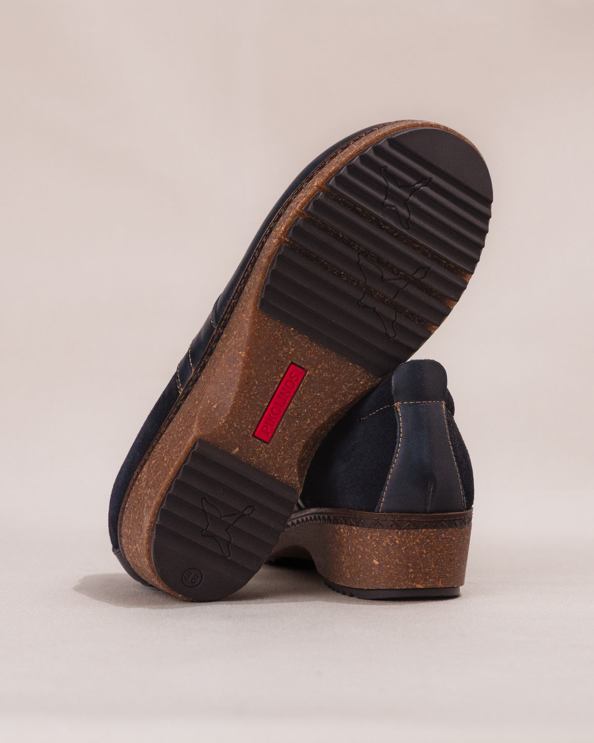 Women's Pikolinos Granada Slip-On Shoe in Blue Leather