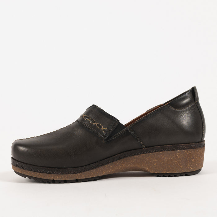 GRANADA SLIPON - LEAD - LEATHER