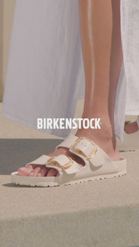 Women's Birkenstock Arizona Big Buckle EVA Sandal in Eggshell