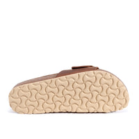 Birkenstock Madrid Big Buckle in Premium Cognac Oiled Leather