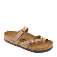 Women's Birkenstock Mayari Sandal in Tobacco Brown Oiled Leather