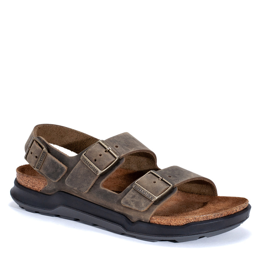 MILANO RUGGED - FADED KHAKI - OIL LEATHER – Plaza Shoe Store