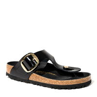 Birkenstock Gizeh Big Buckle in High Shine Black