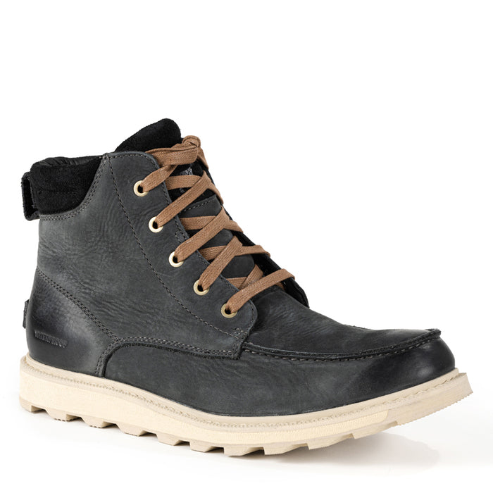 MADSON II MOC TOE WP - COAL - LEATHER