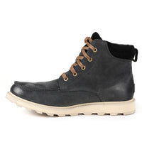 MADSON II MOC TOE WP - COAL - LEATHER