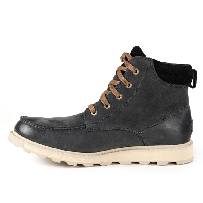 MADSON II MOC TOE WP - COAL - LEATHER