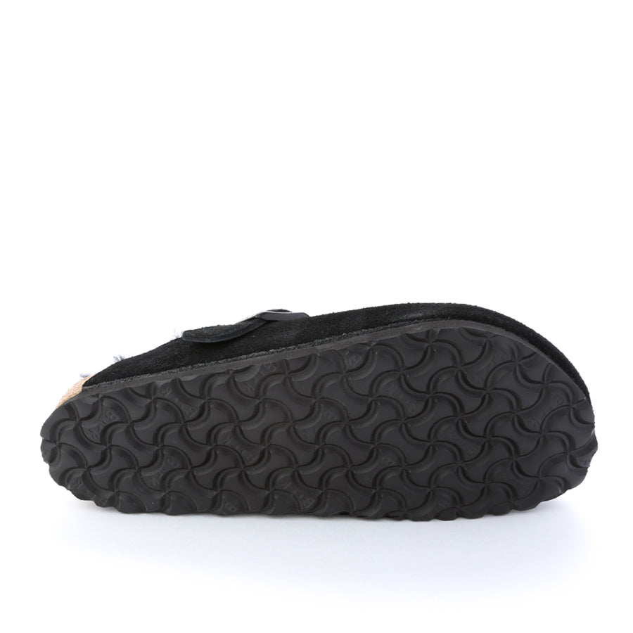 BOSTON SHEARLING CLOG - BLACK - SUEDE