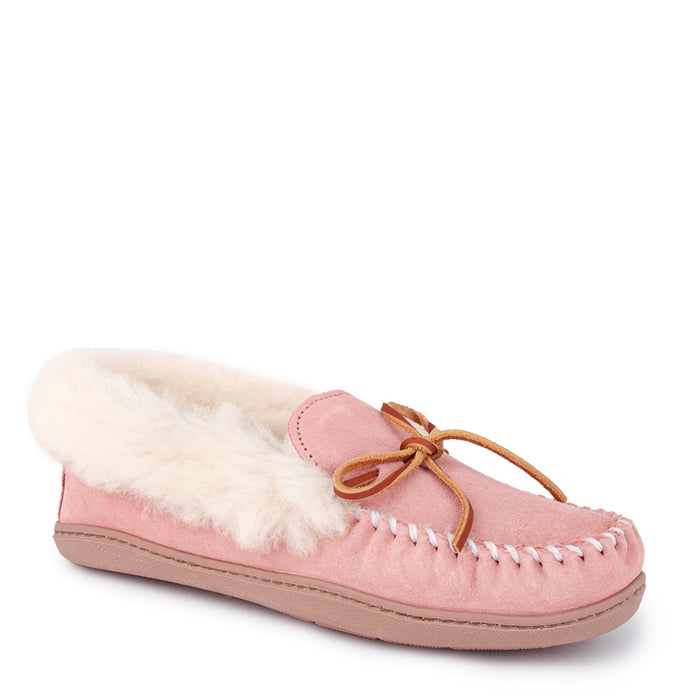 ALPINE SHEEPSKIN MOC - PINK - SUEDE