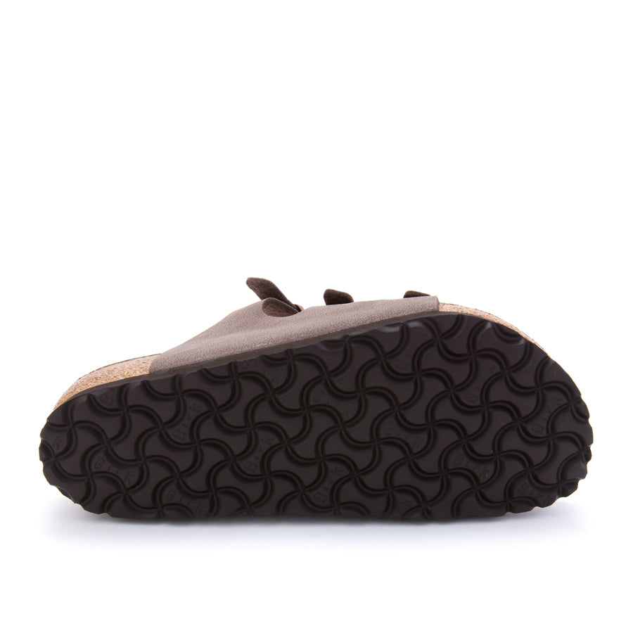 Women's Birkenstock Florida Soft Sandals in Mocha Birkibuc Birko-Flor Nubuck 0053881