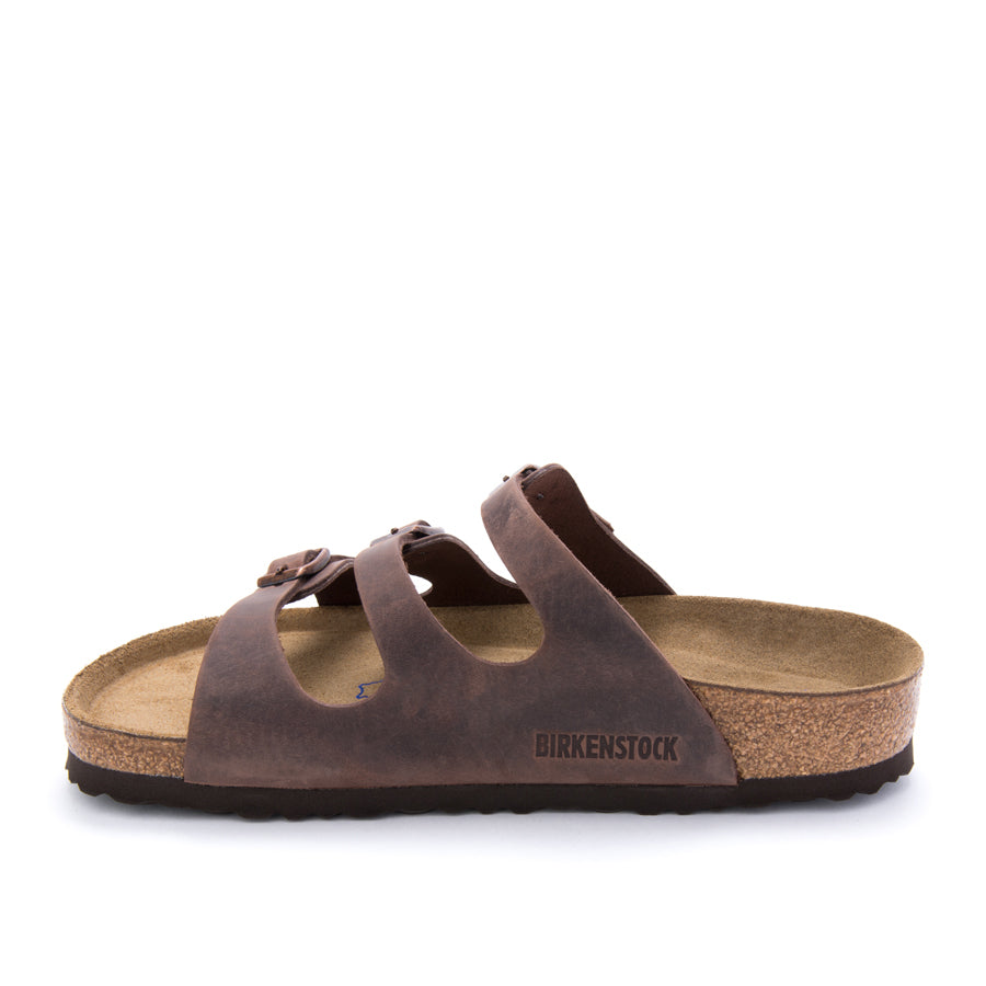 Women's Birkenstock Florida Soft Sandal in Habana Oiled Leather