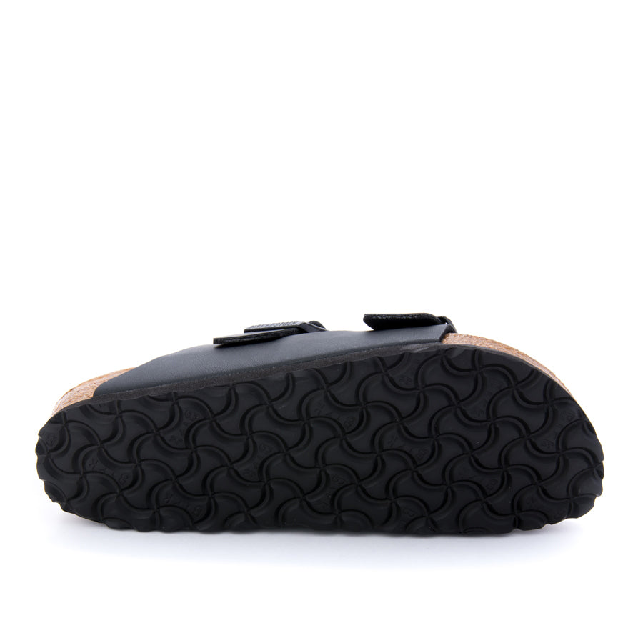 Birkenstock Arizona Soft Cushioned Sandal in Black Birko-Flor