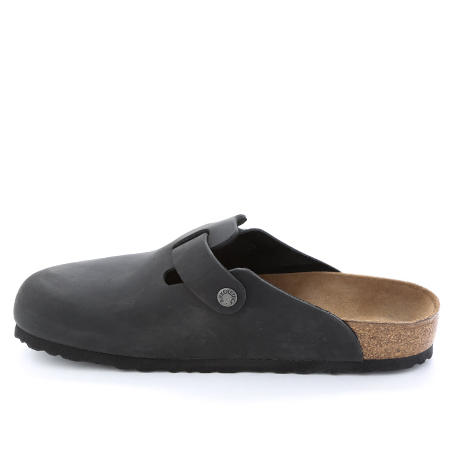 BOSTON CLOG - BLACK - OIL LEATHER