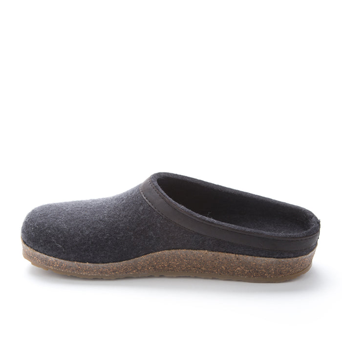 GRIZZLY W/LEATH - CHARCOAL - WOOL