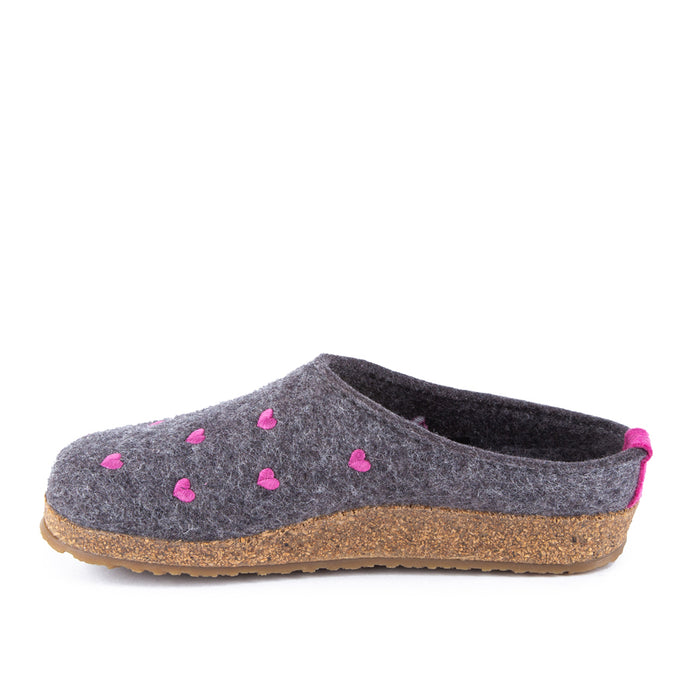 CUORICINI HEARTS - NAVY - WOOL