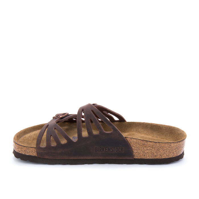 Birkenstock Granada Soft Sandal in Habana Oiled Leather