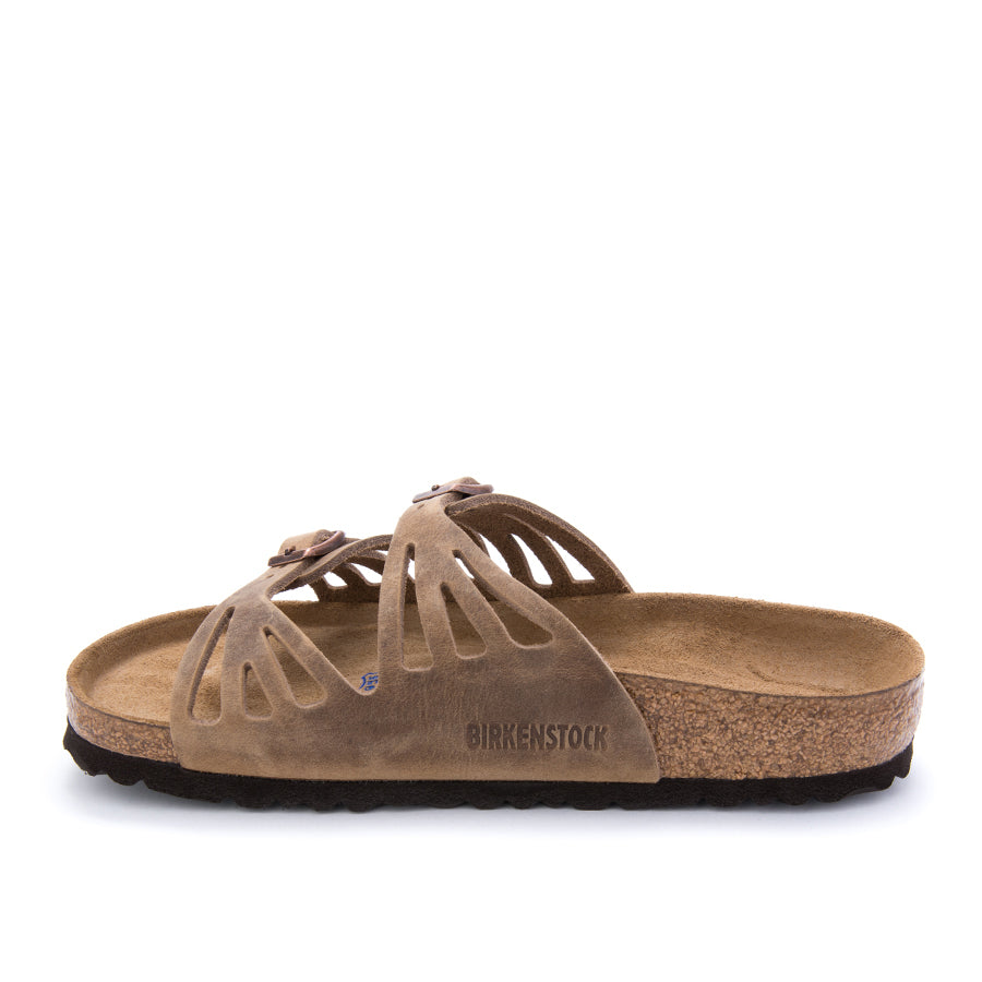 Birkenstock Granada Soft Sandal in Tobacco Oiled Nubuck 9288 92881 92883