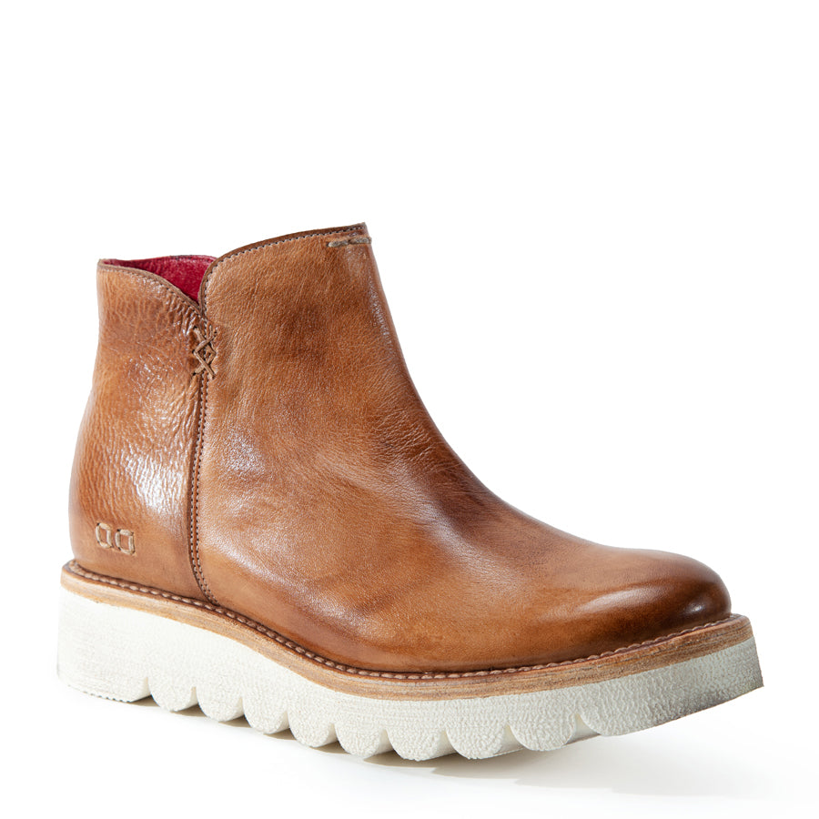 Women's BED|STU Lydyi Platform Boot in Tan Rustic Leather