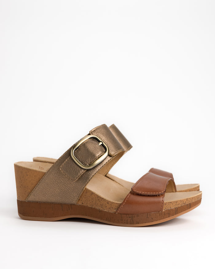 SHANNON - GOLD - LEATHER