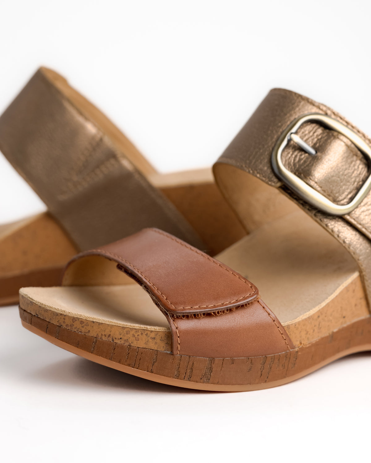 SHANNON - GOLD - LEATHER