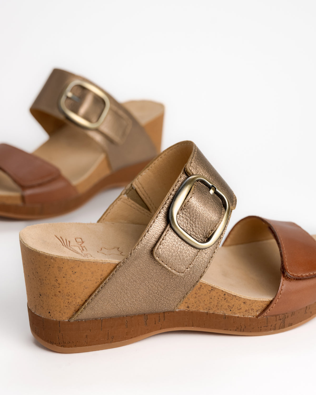 SHANNON - GOLD - LEATHER