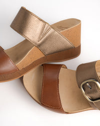 SHANNON - GOLD - LEATHER