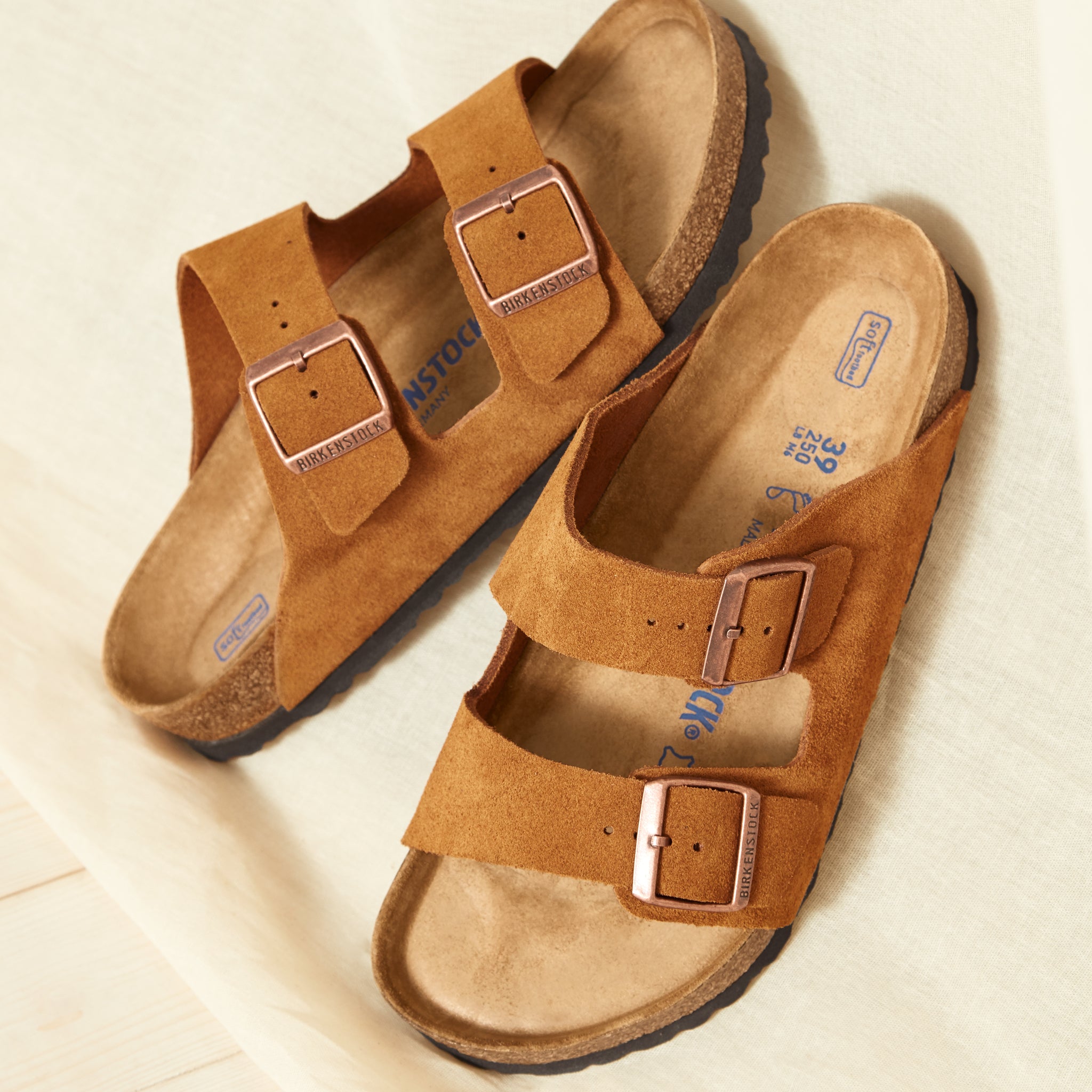 Mink on sale suede birkenstock