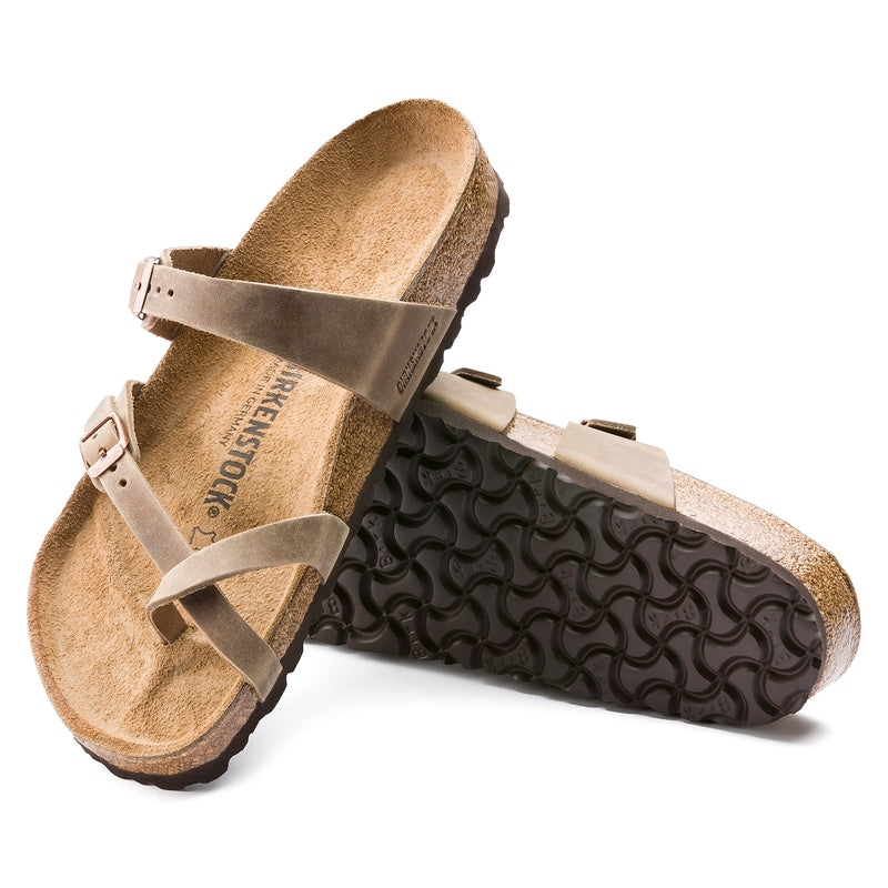 Women's Birkenstock Mayari Sandal in Tobacco Brown Oiled Leather