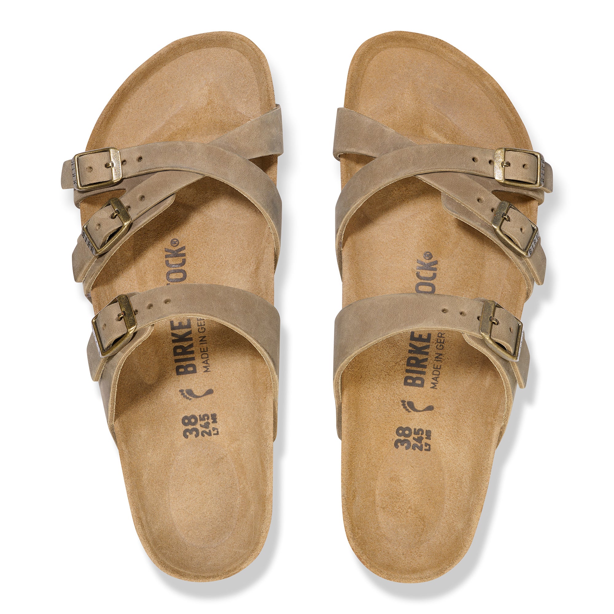 Birkenstock Franca Sandal – Tobacco Oiled Leather | Plaza Shoe Store