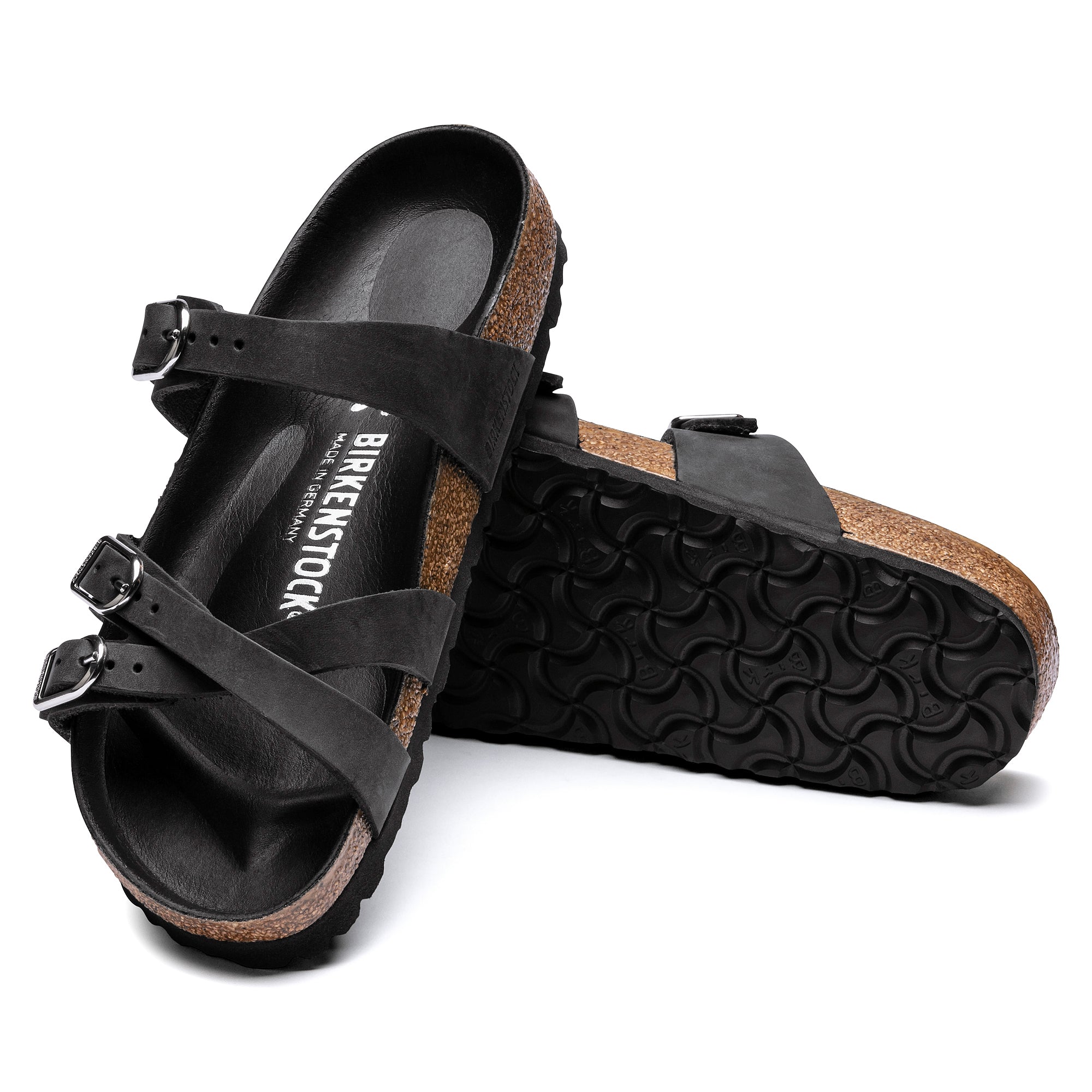 Women's Birkenstock Franca Hex – Black Oiled Leather | Heritage