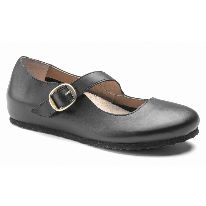 Birkenstock Tracy Low Flats, mary jane in Black Leather