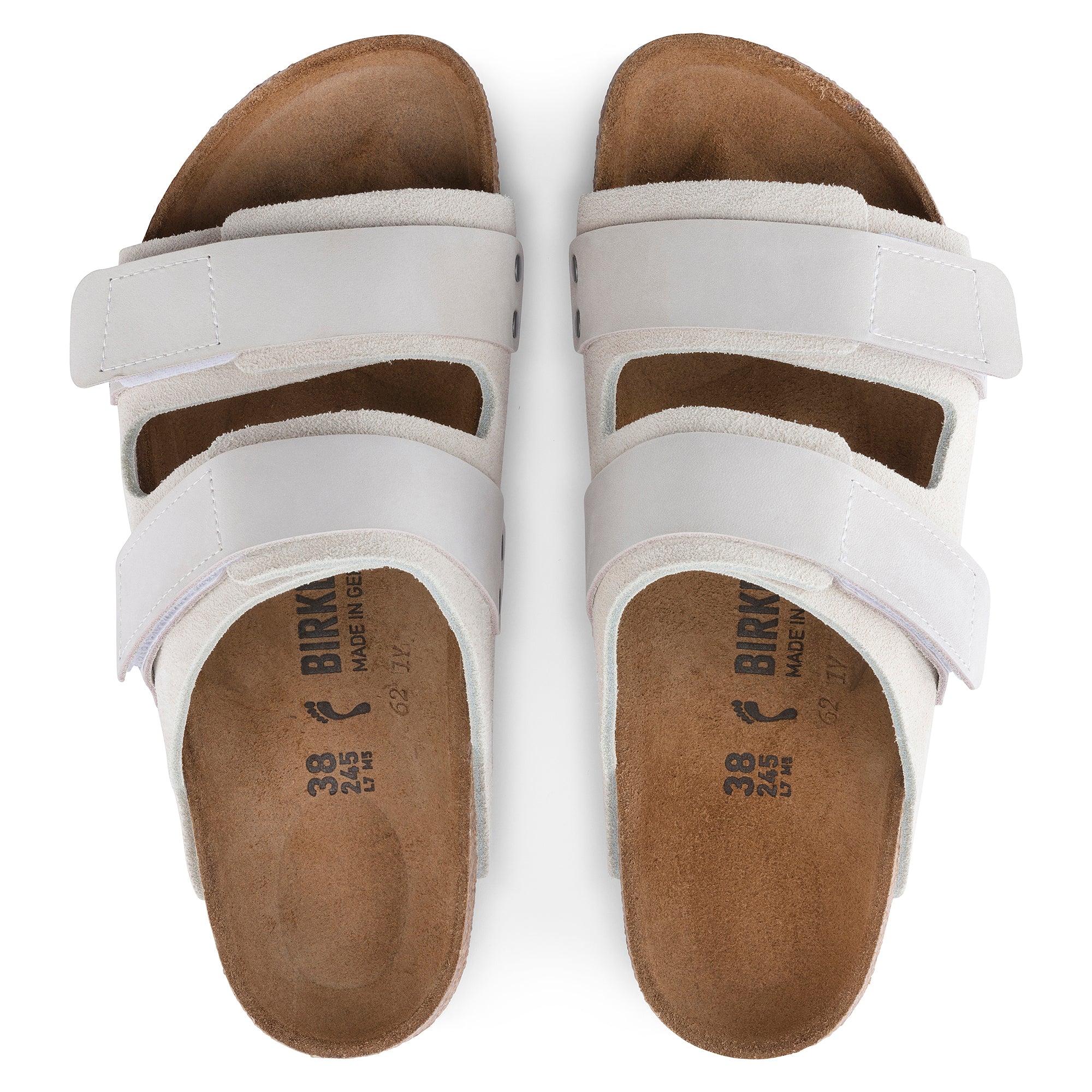 WOMEN'S BIRKENSTOCK UJI - ANTIQUE WHITE - SUEDE – Plaza Shoe