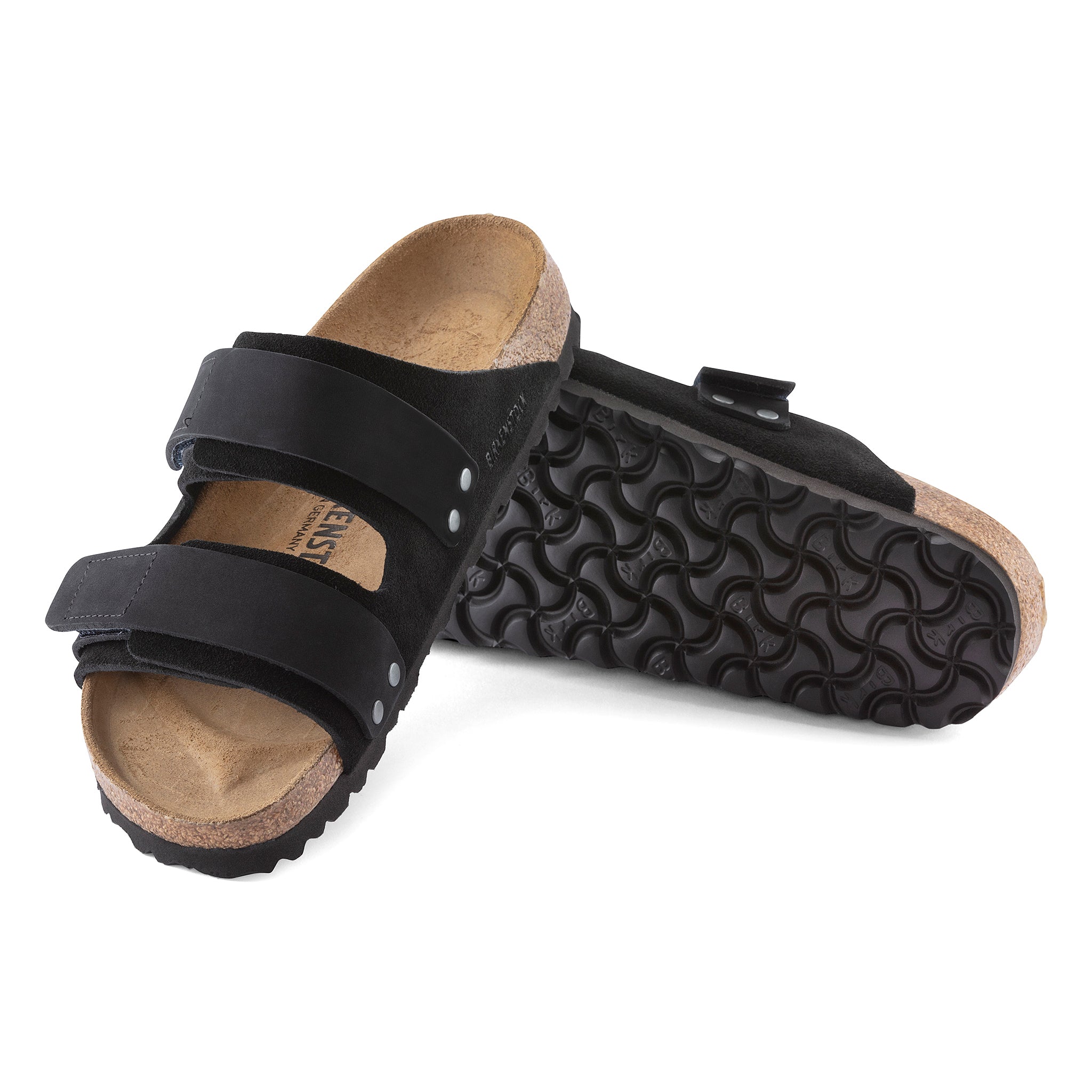 Birkenstock Uji Sandal – Black Suede | Plaza Shoe Store