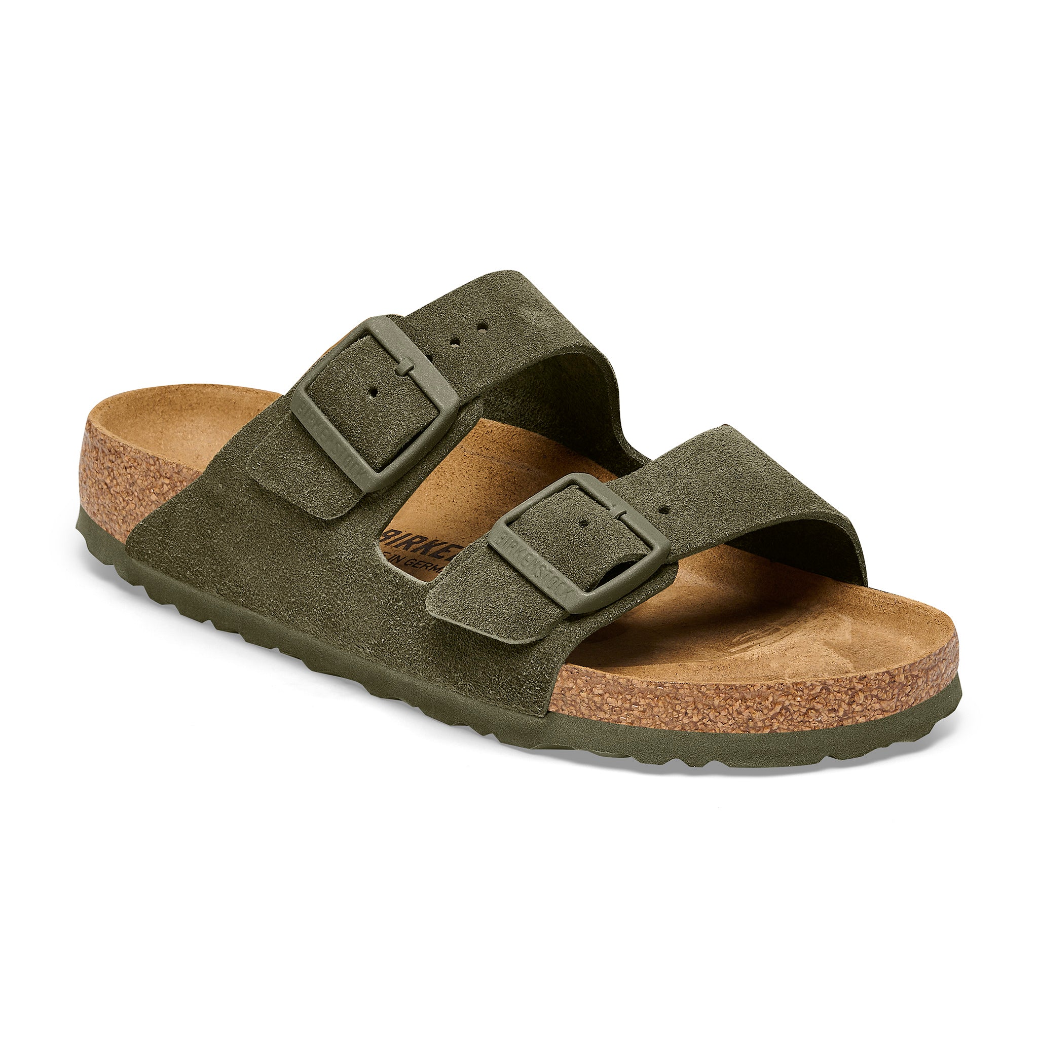 MEN'S BIRKENSTOCK ARIZONA - THYME - SUEDE – Plaza Shoe Store