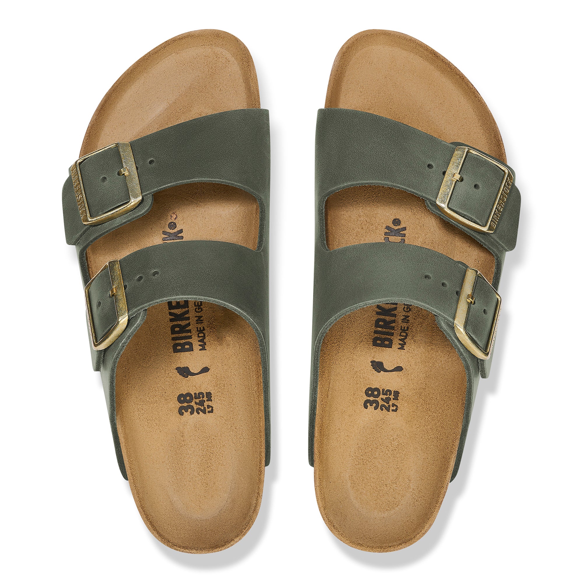 Birkenstock Arizona Sandal in Thyme Oiled Leather – Plaza Shoe Store