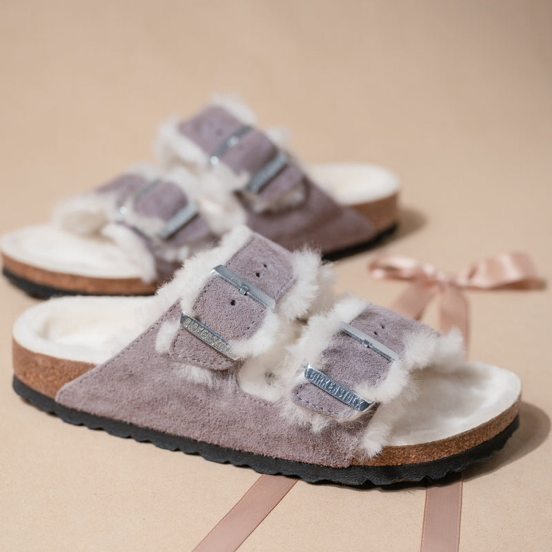 ARIZONA SHEARLING - FADED PURPLE - SUEDE