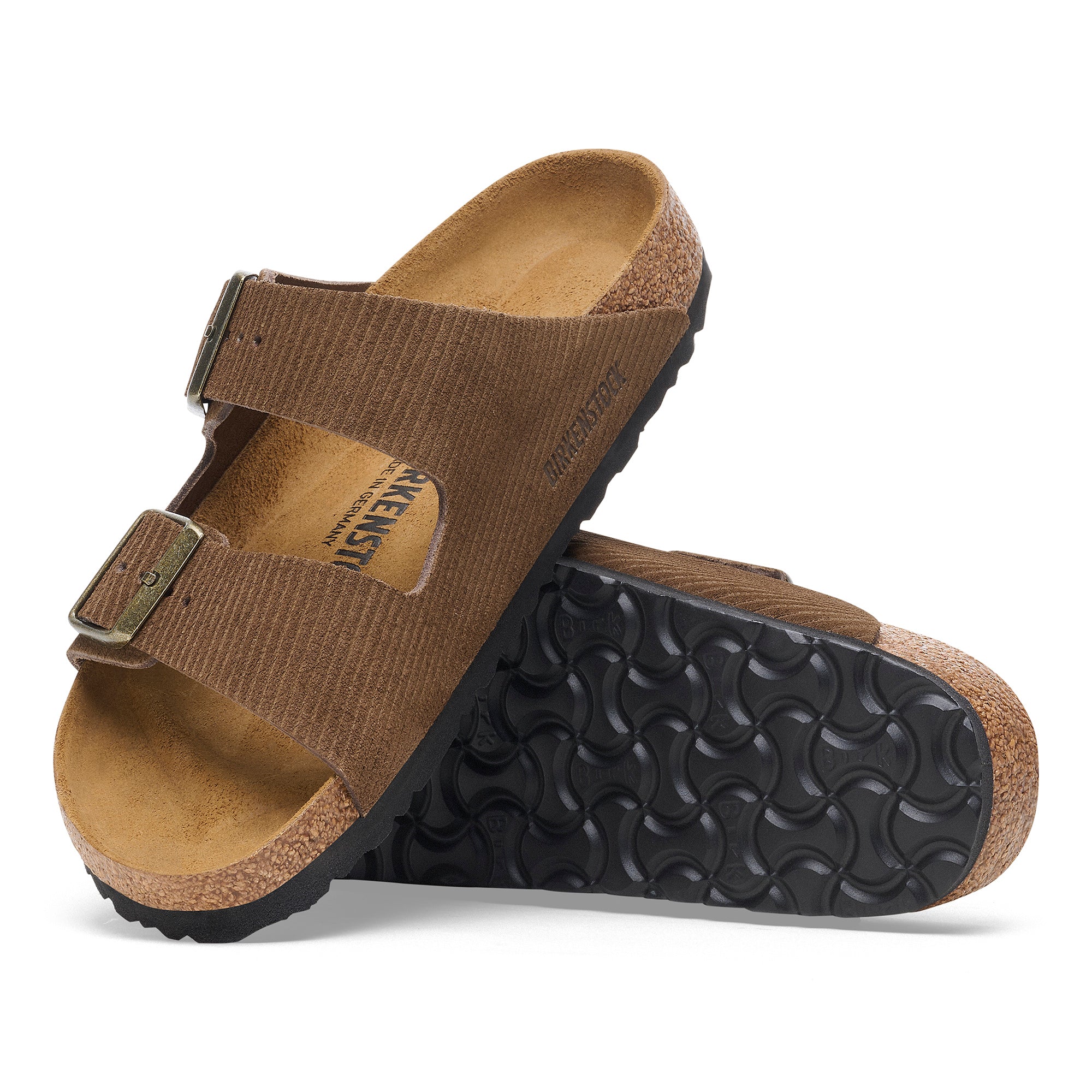サンダル BIRKENSTOCK Men Sandals 1028264 DARKTEA BROWN MEN'S BIRKENSTOCK ARIZONA - DARK TEA - SUEDE – Plaza Shoe Store