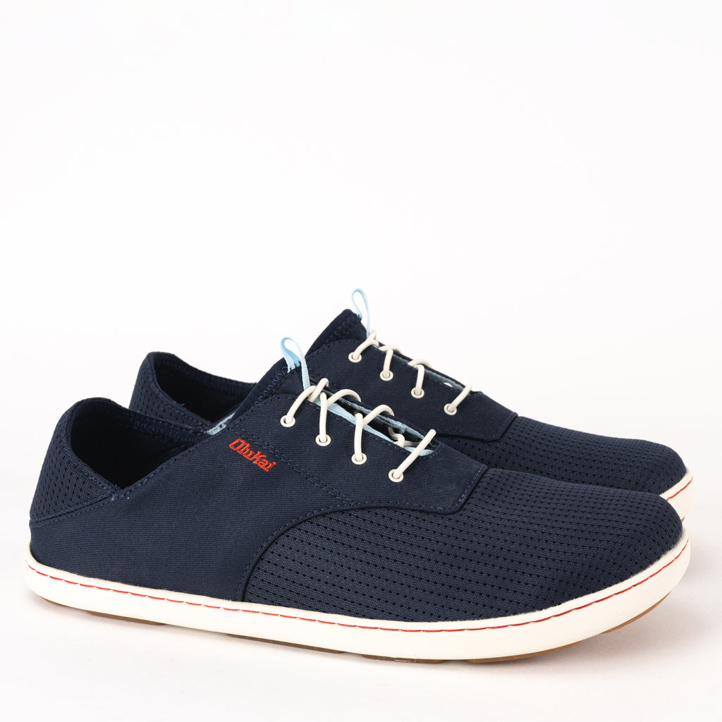 ▶️ Olukai ◀️ Nohea Moku Blue Boat Shoe Mens 8 Moku Pae Men main image 2