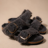 ARIZONA BIG BUCKLE - GRAY - SHEARLING