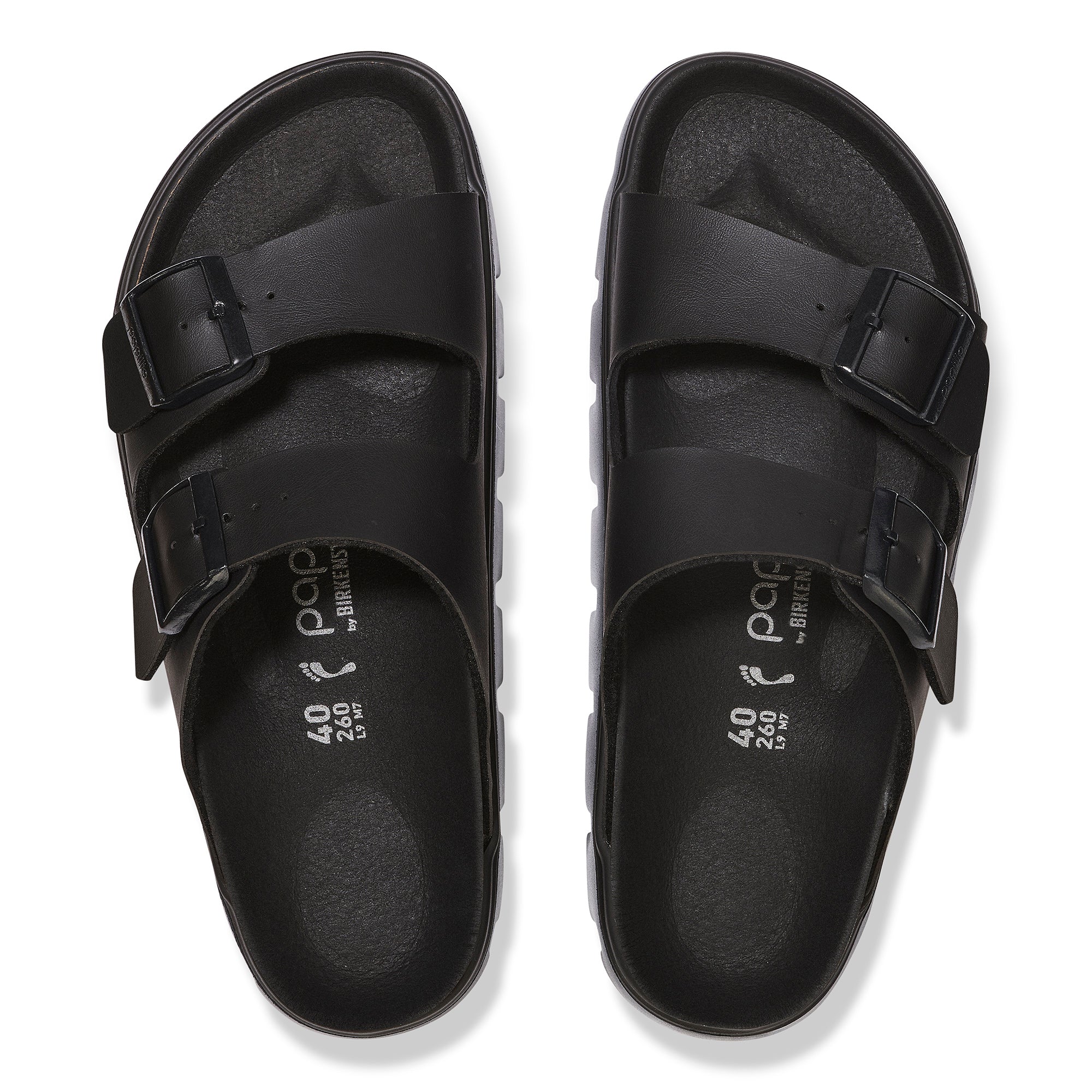Birkenstock Arizona Chunky Platform Sandal in Black/Black Birko Birkenstock Arizona Chunky Platform Sandal in Black/Black Birko