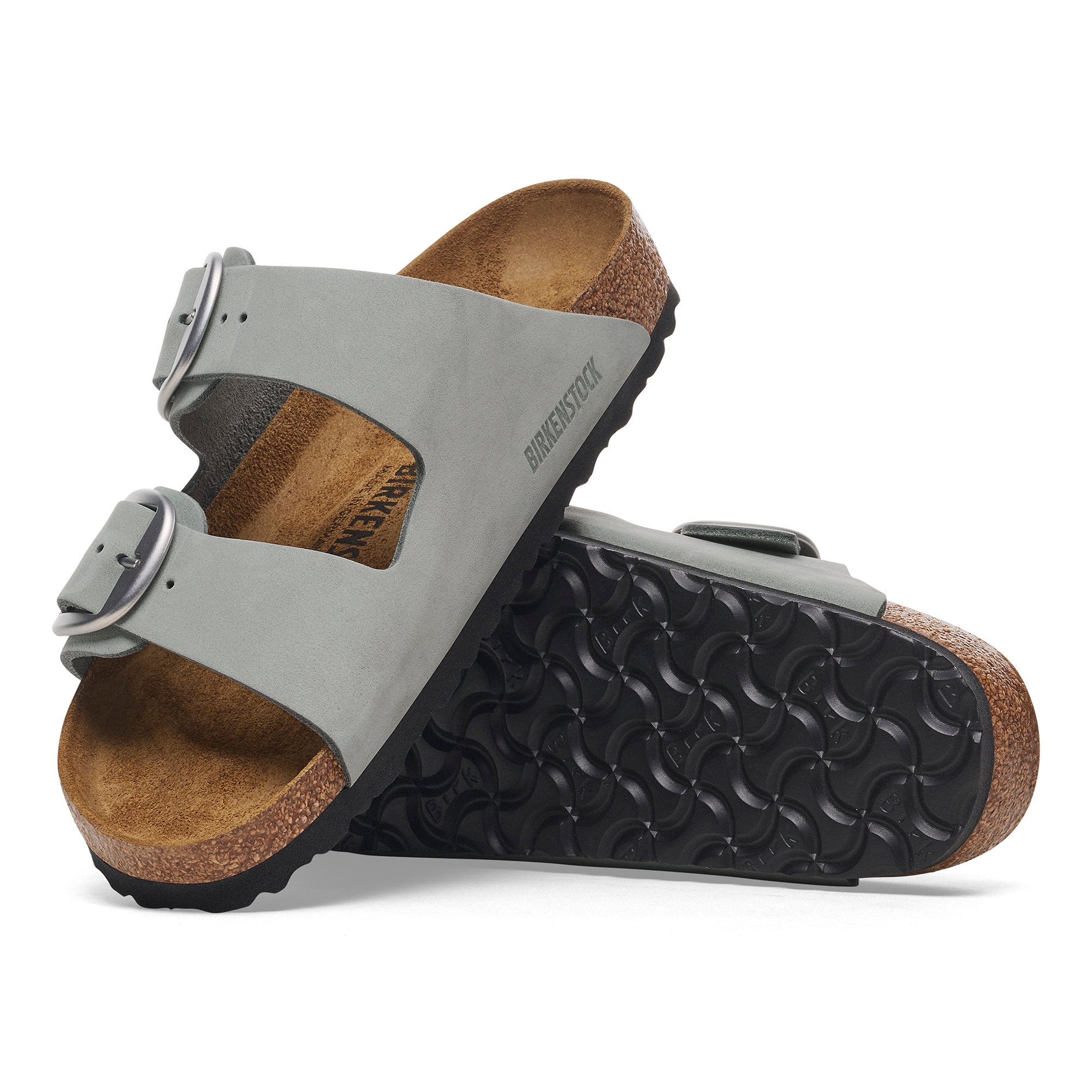 Birkenstock Arizona Big Buckle Sandal | Nubuck Leather Pure Sage