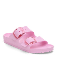 Women's Birkenstock Arizona Big Buckle Stealth EVA Sandal in Fondant Pink, water-friendly