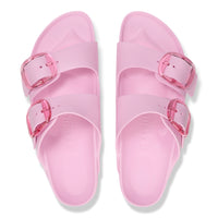 Women's Birkenstock Arizona Big Buckle Stealth EVA Sandal in Fondant Pink, water-friendly