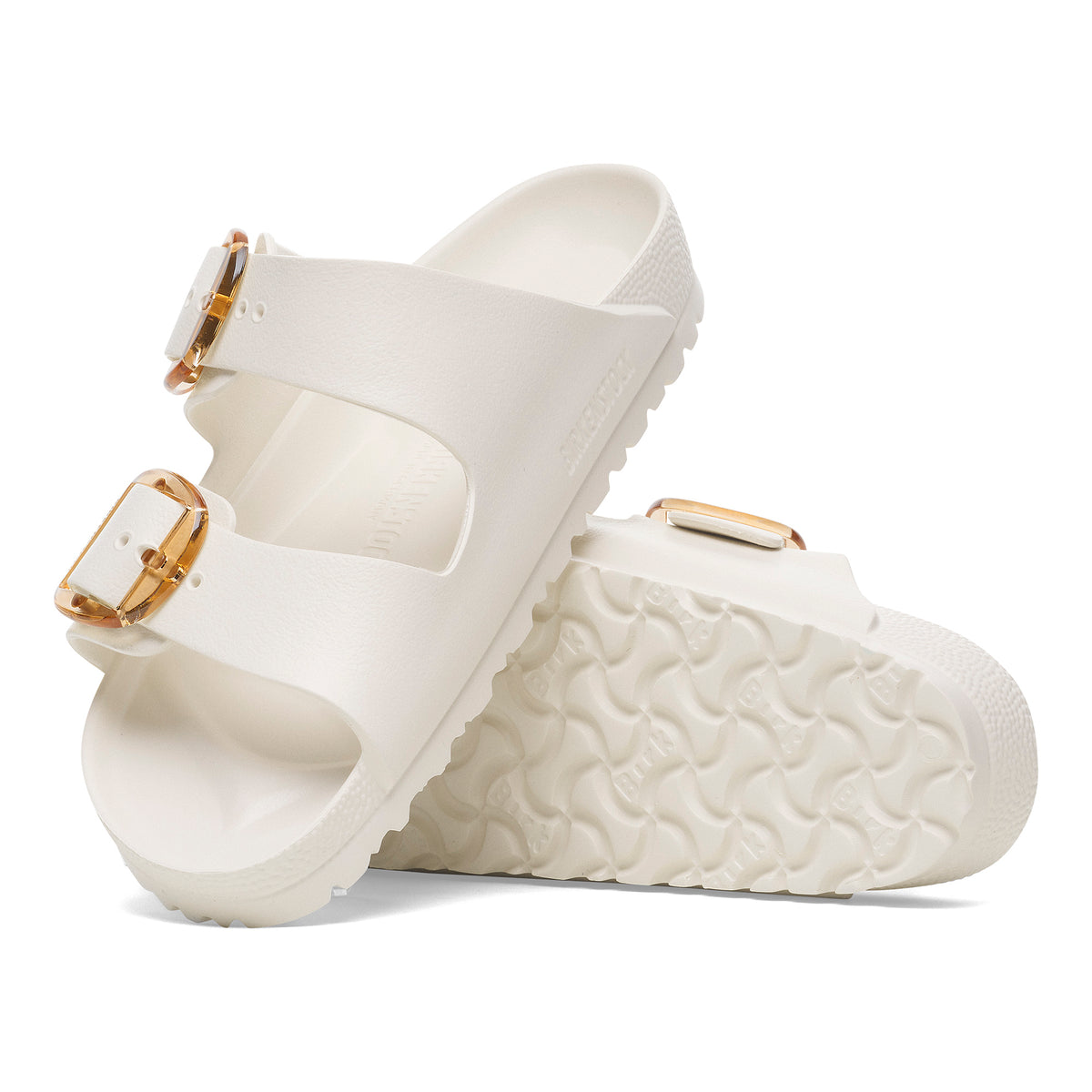Women's Birkenstock Arizona Big Buckle EVA Sandal in Eggshell