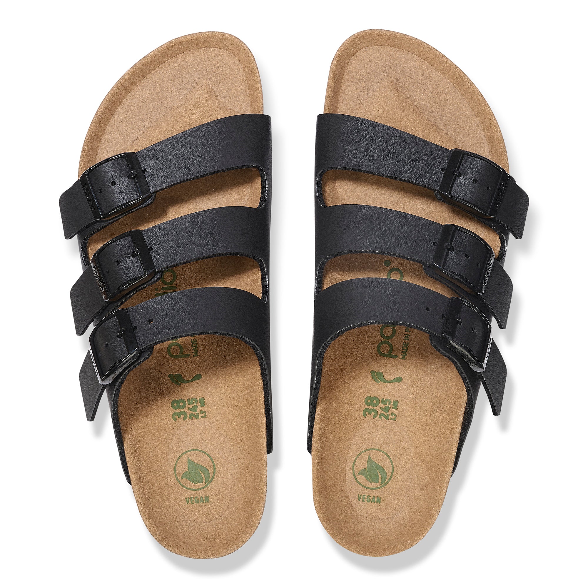 Birkenstock Florida Flex Platform Vegan Sandal Black Birko-Flor